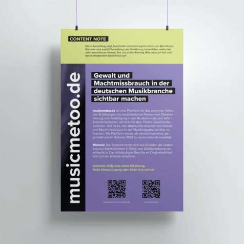 Ausstellung #musicmetoo