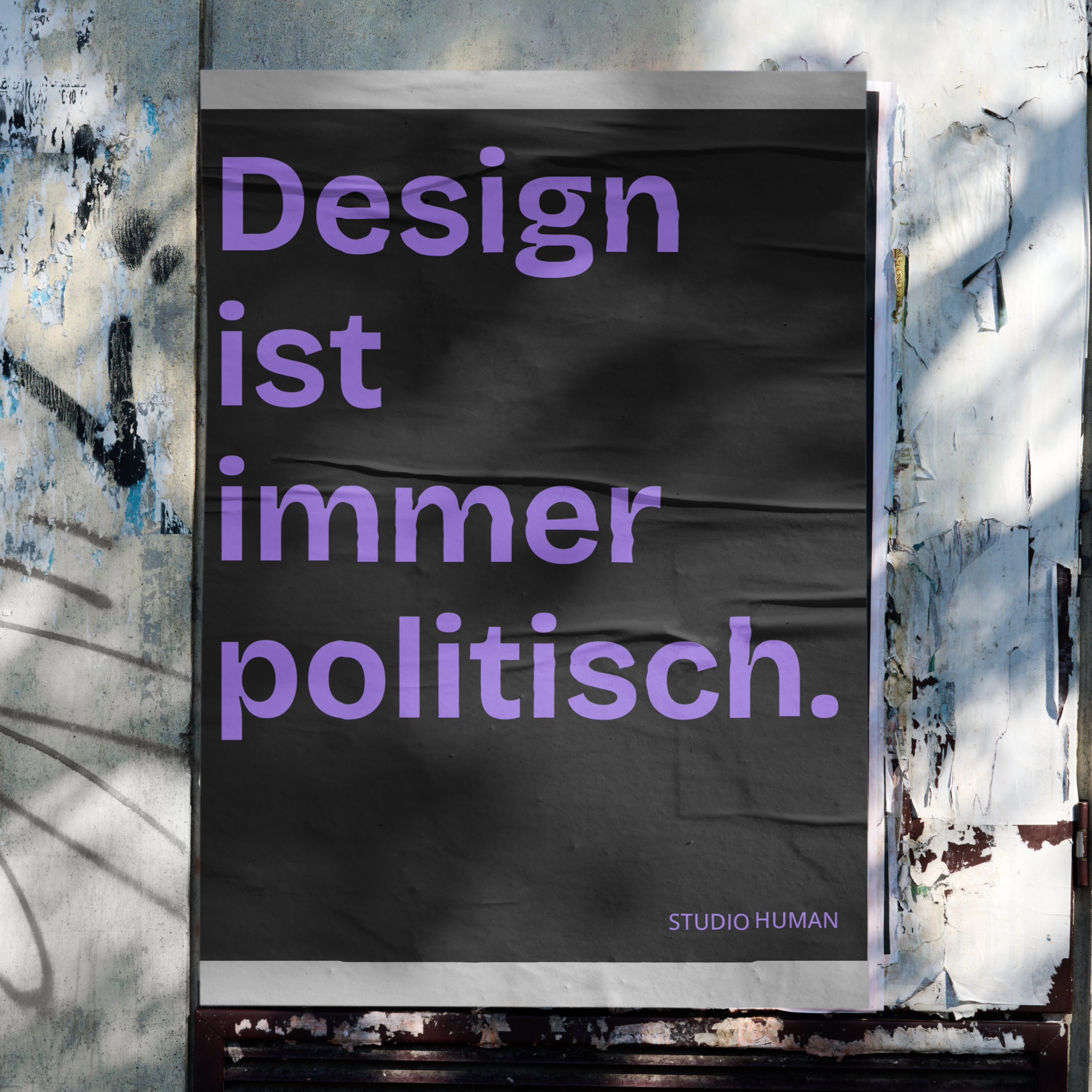 Plakate gegen Rechts